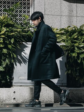 SHUさん（メンズ・168cm）の冬コーディネート
