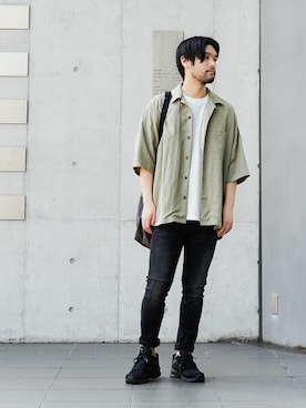 SHUさん(メンズ・170cm)の春コーディネート