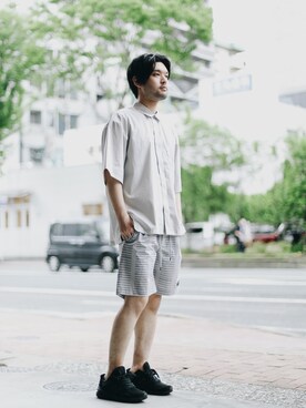 SHUさん（メンズ・170cm）の夏コーディネート