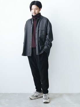 SHUさん（メンズ・170cm）の冬コーディネート