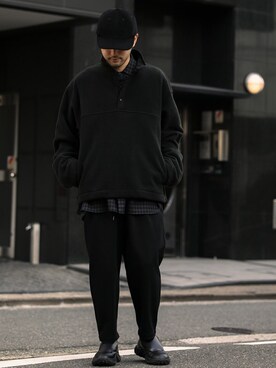 「stein（シュタイン）のアイテム（ジャケット/アウター）」を使った、SHUさん（メンズ・170cm）の冬コーディネート