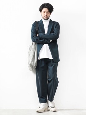 「stein（シュタイン）のアイテム」を使った、SHUさん（メンズ・170cm）の冬コーディネート