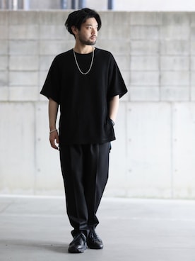 「stein（シュタイン）のアイテム」を使った、SHUさん（メンズ・170cm）の春コーディネート