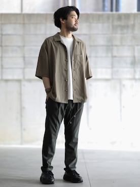 SHUさん（メンズ・170cm）の春コーディネート