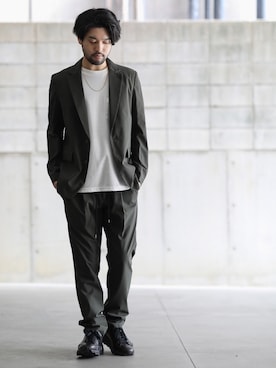 SHUさん(メンズ・170cm)の春コーディネート