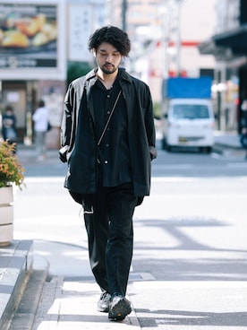 「stein（シュタイン）のアイテム」を使った、SHUさん（メンズ・170cm）の夏コーディネート