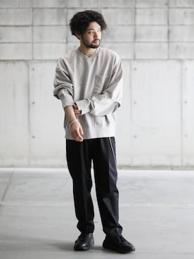 「stein（シュタイン）のアイテム」を使った、SHUさん（メンズ・170cm）の夏コーディネート