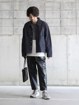 SHUさん（メンズ・170cm）の秋コーディネート