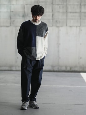 SHUさん（メンズ・170cm）の冬コーディネート