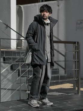 SHUさん（メンズ・170cm）の冬コーディネート