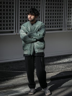 SHUさん（メンズ・170cm）の冬コーディネート