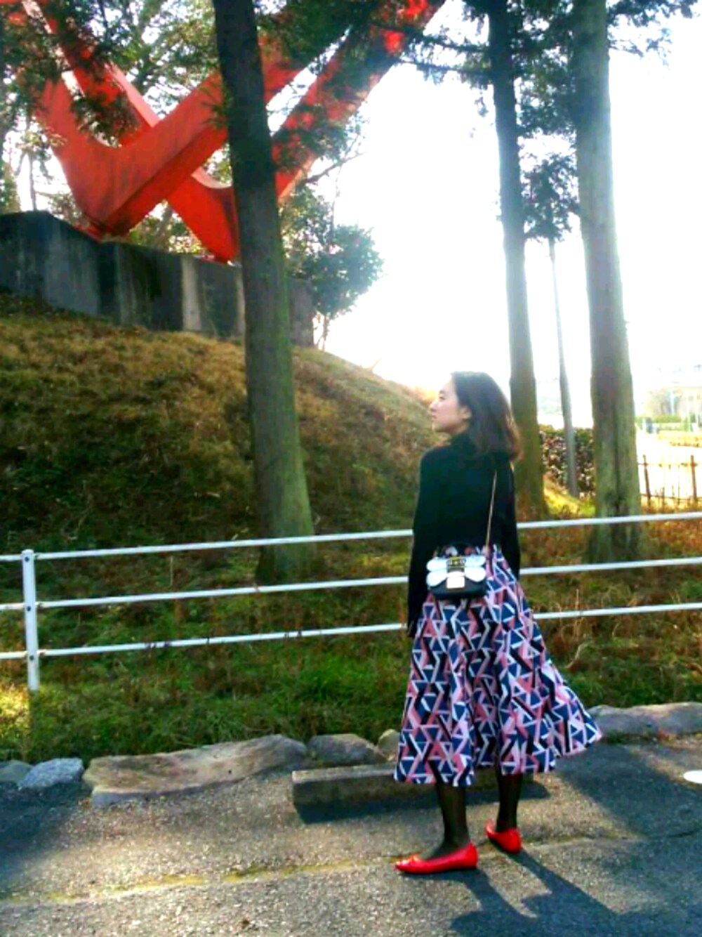 「153cm、スカート、はるコーデ」｜「Mystradaのアイテム（スカート、その他）」を使った、kaedemanさん（レディース・153cm）の春コーディネートの1枚目の写真