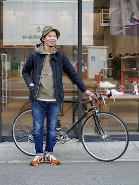 labo_matsuさん（メンズ・176cm）の冬コーディネート