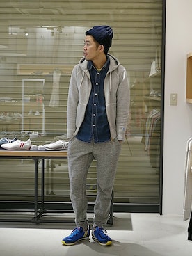 上下スウェット のメンズ人気ファッションコーディネート 季節 3月 5月 Wear