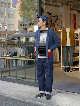「PATRICK（パトリック）のアイテム（トップス）」を使った、labo_matsuさん（メンズ・176cm）の秋コーディネート