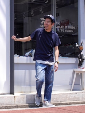 「PATRICK（パトリック）のアイテム」を使った、labo_matsuさん（メンズ・176cm）の夏コーディネート