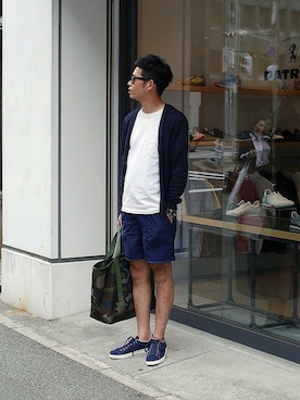 「PATRICK（パトリック）のアイテム（トップス）」を使った、labo_matsuさん（メンズ・176cm）の春コーディネート