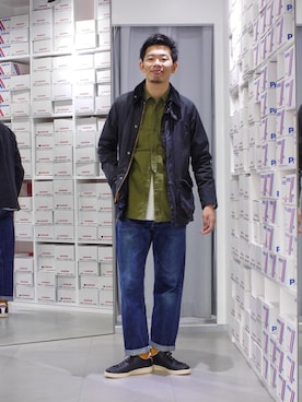 「PATRICK（パトリック）のアイテム（トップス）」を使った、labo_matsuさん（メンズ・175cm）の秋コーディネート