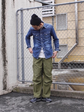 「スエードシューズ」｜「アイテム（腕時計）」を使った、matsu_no_motoさん（メンズ・175cm）の秋コーディネート