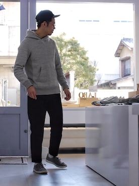 「HELLY HANSEN(ヘリーハンセン)のアイテム」を使った、matsu_no_motoさん(メンズ・175cm)の冬コーディネート