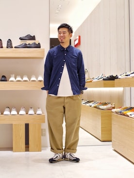 「アイテム（アナログ腕時計）」を使った、matsu_no_motoさん（メンズ・175cm）の春コーディネート