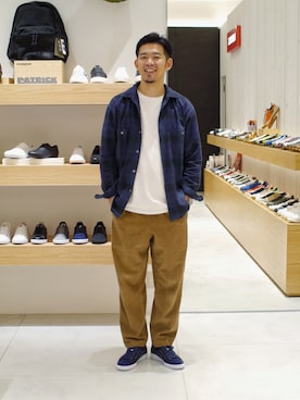 「アイテム（アナログ腕時計）」を使った、matsu_no_motoさん（メンズ・175cm・30代）の秋コーディネート