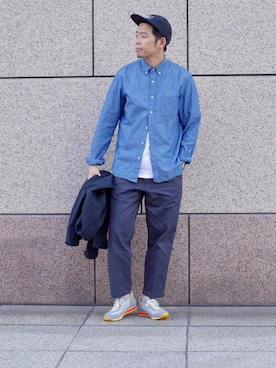 「PATRICK（パトリック）のアイテム」を使った、labo_matsuさん（メンズ・175cm）の春コーディネート