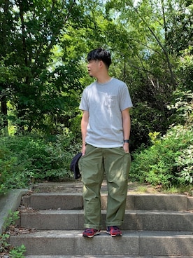 「アイテム（腕時計）」を使った、matsu_no_motoさん（メンズ・175cm）の春コーディネート