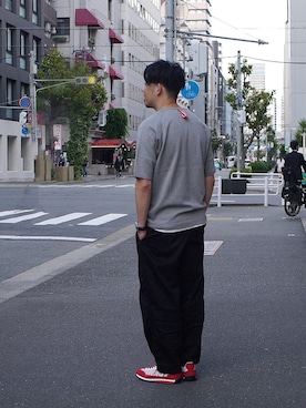 「PATRICK（パトリック）のアイテム（トップス）」を使った、labo_matsuさん（メンズ・175cm）の春コーディネート