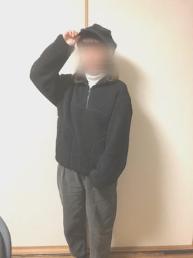 「North Object（ノースオブジェクト）のアイテム（パンツ）」を使った、ay🧸さん（レディース・158cm）の冬コーディネート