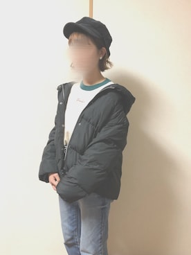 「AVAN LILY（アヴァンリリィ）のアイテム（ジャケット/アウター）」を使った、ay🧸さん（レディース・158cm）の冬コーディネート