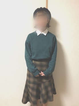 「earth（アース）のアイテム（帽子）」を使った、ay🧸さん（レディース・158cm）の冬コーディネート