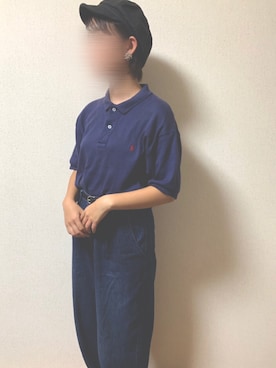 「WEGO（ウィゴー）のアイテム（トップス、ブルー系）」を使った、ay🧸さん（レディース）の夏コーディネート