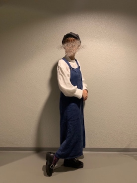 「studio CLIP（スタディオクリップ）のアイテム（シャツ/ブラウス、ホワイト系）」を使った、ay🧸さん（レディース）の秋コーディネート