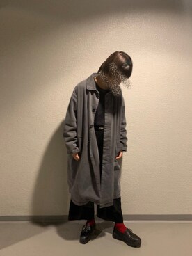 「studio CLIP（スタディオクリップ）のアイテム（ジャケット/アウター、グレー系）」を使った、ay🧸さん（レディース）の秋コーディネート