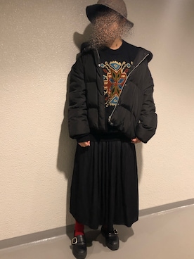 「AVAN LILY（アヴァンリリィ）のアイテム（ジャケット/アウター）」を使った、ay🧸さん（レディース・159cm）の冬コーディネート