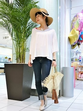 「キャセリーニ」｜kubさん（レディース・152cm）の春コーディネート