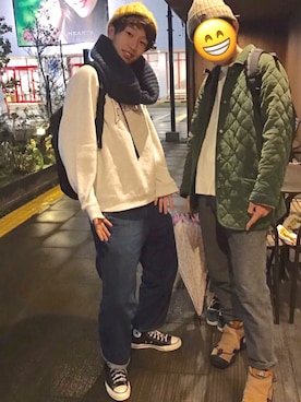 「FRANK（フランク）のアイテム」を使った、Ｙさん（メンズ・176cm）の秋コーディネート