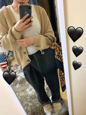 「DHOLIC（ディーホリック）のアイテム（ストール/ショール）」を使った、namuchanzさん（レディース・154cm）の春コーディネート