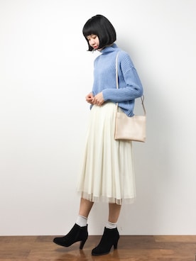 hinaさん（レディース・163cm）の冬コーディネート