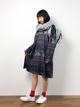 hinaさん（レディース・163cm）の冬コーディネート