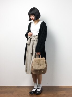 hinaさん（レディース・163cm）の冬コーディネート