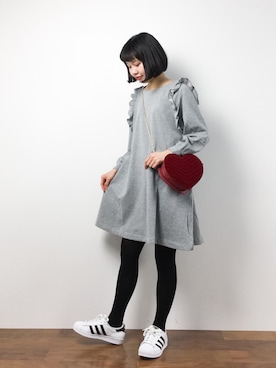 hinaさん（レディース・163cm）の冬コーディネート