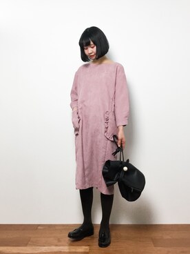 hinaさん（レディース・163cm）の冬コーディネート