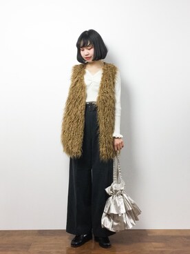 hinaさん（レディース・163cm）の冬コーディネート