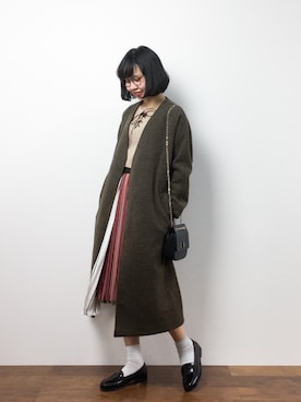 hinaさん(レディース・163cm)の冬コーディネート