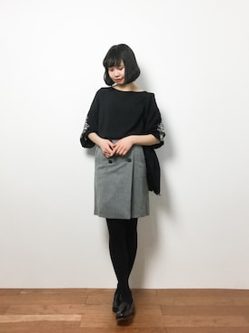 hinaさん（レディース・163cm）の冬コーディネート