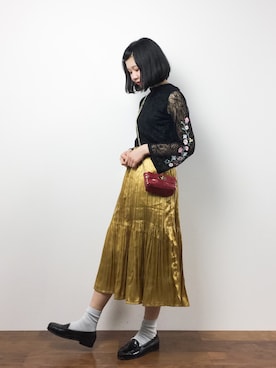 「ボブ女子」｜hinaさん（レディース・163cm）の冬コーディネート