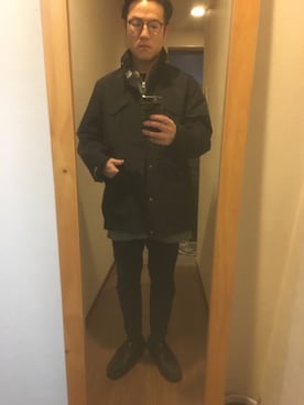 「Mammut（マムート）のアイテム（ダウンジャケット/コート）」を使った、キャサさん（メンズ・171cm）の春コーディネート