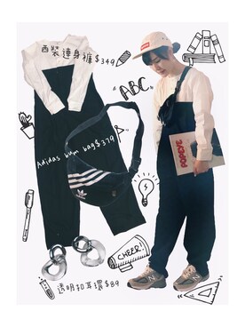 「NEW BALANCE（ニューバランス）のアイテム（シューズ、グレー系）」を使った、YUKIさん（レディース・163cm）の秋コーディネート